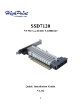 Highpoint SSD7120 Quick Installation Guide
