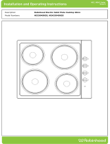 ROBINHOOD 4 zone turn-switch electric cooktop Installation & Operating Manual