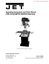 JET JMD-15 Owner's manual