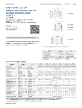 Basler Lens C23 2 MP Quick start guide