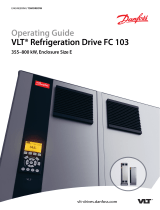 Danfoss VLT® Refrigeration Drive FC 103,355-800 Operating instructions