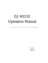 Alinco DJ-MD5X User manual