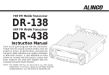 Alinco DR138/438 User manual