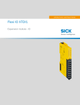 SICK Flexi IO XTDI1 Expansion module - IO Operating instructions