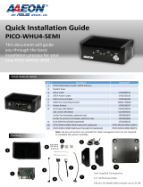 Asus AAEON PICO-WHU4-SEMI Installation guide