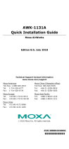 Moxa AWK-1131A Series Quick setup guide