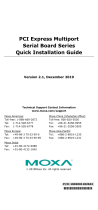 Moxa CP-118E-A-I/138E-A-I Series Quick setup guide