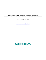 Moxa IEC-G102-BP Series User manual
