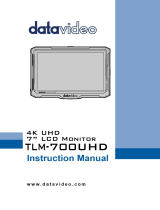DataVideo TLM-700UHD User manual