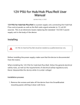 AJAX 12V PSU for Hub/Hub Plus/ReX User manual