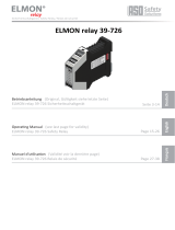 ASO Safety Solutions ELMON relay 39-726 Owner's manual