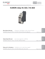 ASO Safety Solutions ELMON relay 41 DIN rail Owner's manual