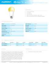 Aurora AOneAOne 9W Smart Dimmable GLS Lamp