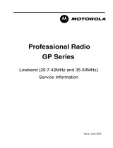 Motorola GP340 ATEX Service Information
