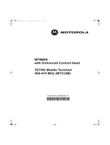 Motorola TETRA MTM800 User manual