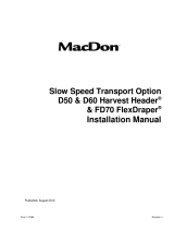 MacDon Transport D60 & FD70 User manual