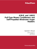 MacDon A30-D and A40-D User manual