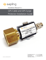 Sapling GPS Cable and GPS Surge Protector Installation guide