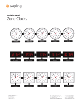 Sapling Time Zone Clock Installation guide