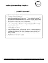 Sapling Auxiliary Relays Installation guide