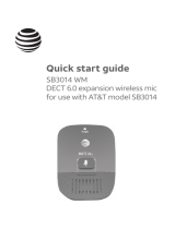 AT&T AT T DECT 6.0 Expansion Wireless Mic User manual