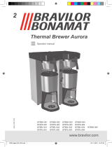 BRAVILOR BONAMAT Aurora Twin Low Operating instructions