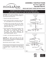 Minka-Aire K9614L-PW User manual