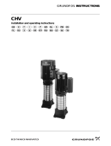 Grundfos CHV 2-80 Installation And Operating Instructions Manual