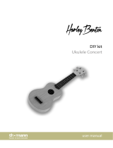 Harley Benton Ukulele DIY-Kit Concert User manual