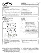 Sirus DI USB/BT Quick start guide