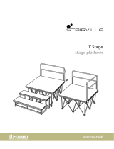 Stairville iX Stage 4x 1x1 60cm w. Case User manual