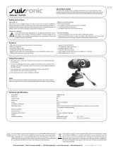 Swis­sonic Webcam 1 Full-HD Quick start guide