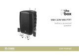 The box MBA120W MKII PTPT Owner's manual
