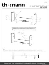 thomann DP-26/28/SP5600 Stand Assembly Instructions