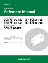 Contec ECH-PCI-DE-F4B NEW Reference guide
