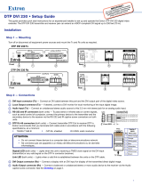 Extron DTP DVI 4K 230 Tx User manual