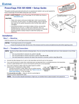 Extron PowerCage FOX SR HDMI User manual