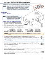 Extron PowerCage FOX Tx VGA User manual