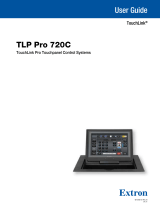 Extron TLP Pro 720C User manual