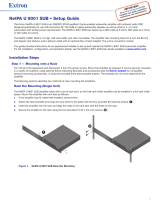 Extron electronics NetPA U 8001 SUB User manual