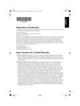 Epson RR-70W Important information