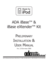 Ada iBase & eXtender Owner's manual