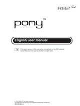 R82 PONY User manual
