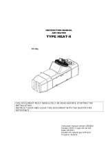 Munters GB 550g HEAT-X TYPE G Owner's manual