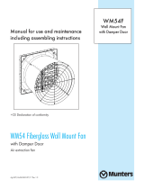 Munters WM54F Emea Use & Maintenance Manual