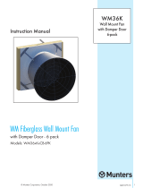 Munters WM36K Fan 6pack Owner's manual
