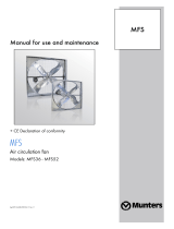 Munters MFS36-52 Use & Maintenance Manual
