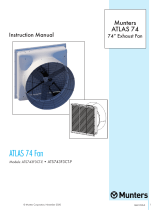 Munters Atlas74 Fan Owner's manual