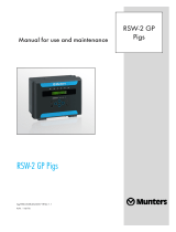 Munters RSW-2 GP Pigs EN V7.02 R1.1 Owner's manual