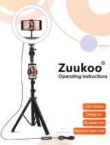 Zuukoo 10" Selfie Ring Light User manual